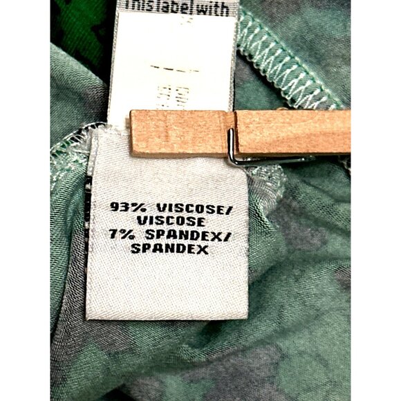 Diane Von Furstenberg Size 0 Green Floral Viscose Dress Ruched Modern Luxury - Picture 10 of 14